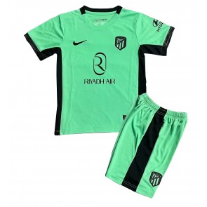Atletico Madrid Tredje trøje Børn 2023-24 Kort ærmer (+ korte bukser)